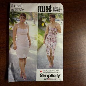 Simplicity Mimi G Pattern R11369 H5 for Misses' Knit Dress